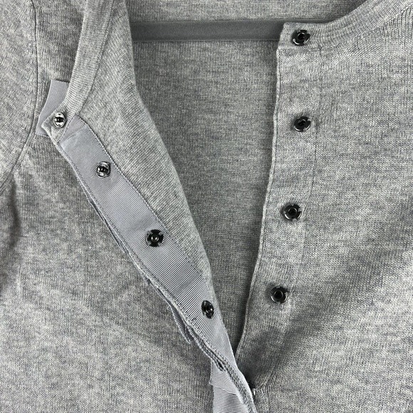 Sutton Cashmere Women’s Size Small Sweater Snap Ruffle Ribbon - Picture 4 of 9